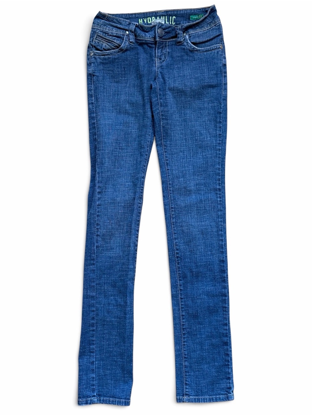 Vintage Hydraulic Extreme Slim “Nikki” Jeans Y2K Low Rise Skinny Size 1/2